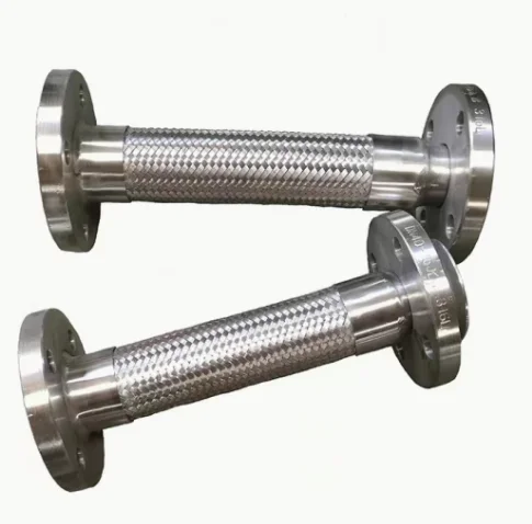 High Quality Custom Flange Joint Connector Flexible Metal Hose Braided 304/316 Stainless Steel Corrosion Resistance