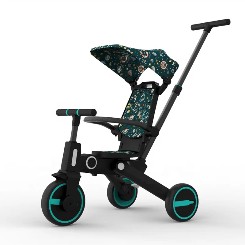 Лидер продаж 2021, популярный детский Многофункциональный трехколесный велосипед для детей от 1,5 до 5 лет