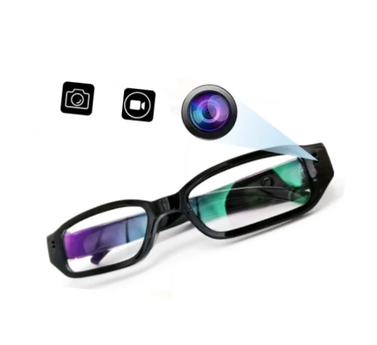 Mini Invisible Portable HD 1080P Audio Video Hidden Spy Camera Glasses