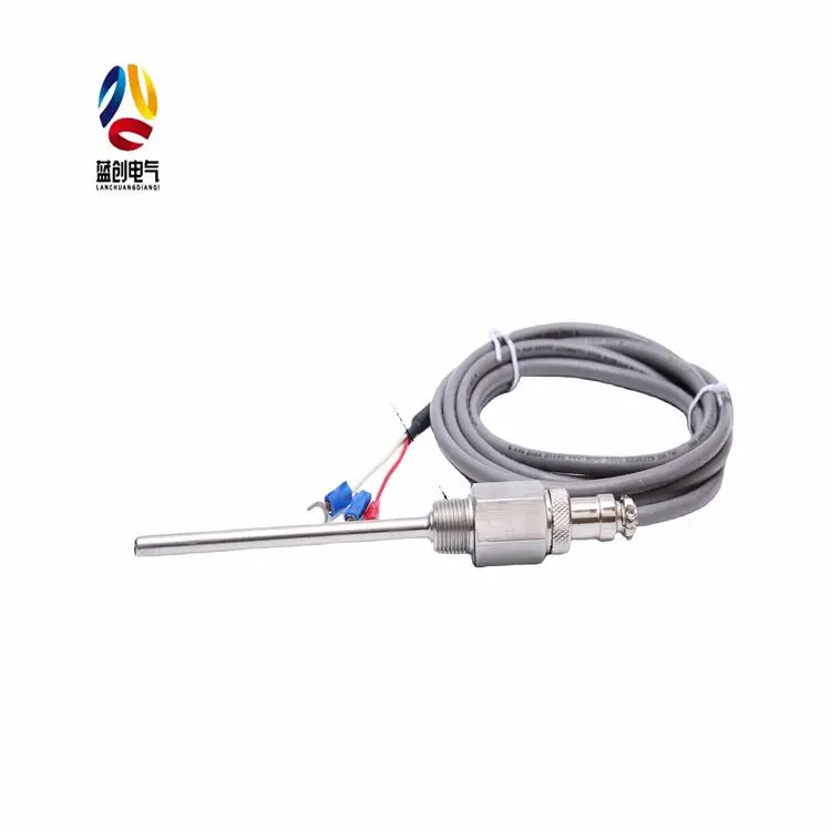 Waterproof room oil pt 100 thermocouple k-type exhaust small temperature sensor
