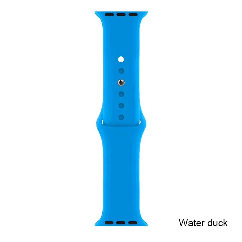 Ремешок силиконовый для Apple watch band series 6 5 4 3 2 1 38 м 40 42