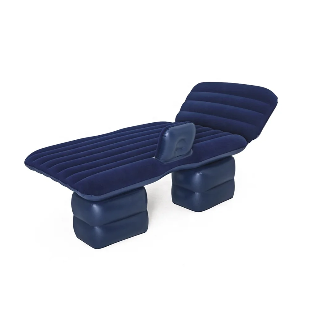 67778 Outdoor Camping Travel Rest Flocking Inflatable Air Mattress for Car