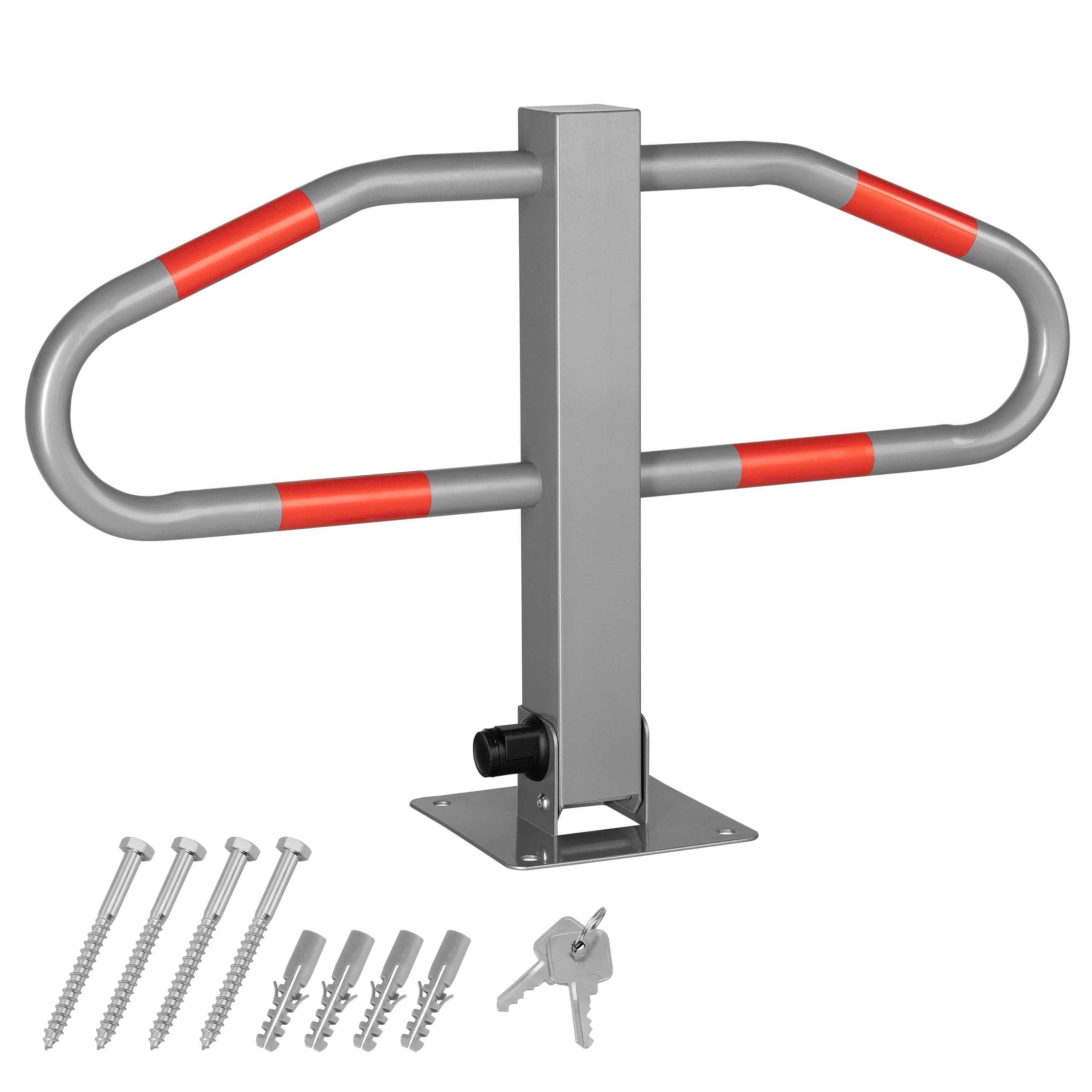 Height 730mm Metal Manual easy installation  Parking Lock with keys