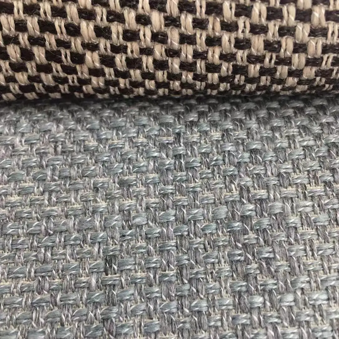 Hemp material Stock Heavy Home decor High quality Household Upholstery For sofa Polyester fabric