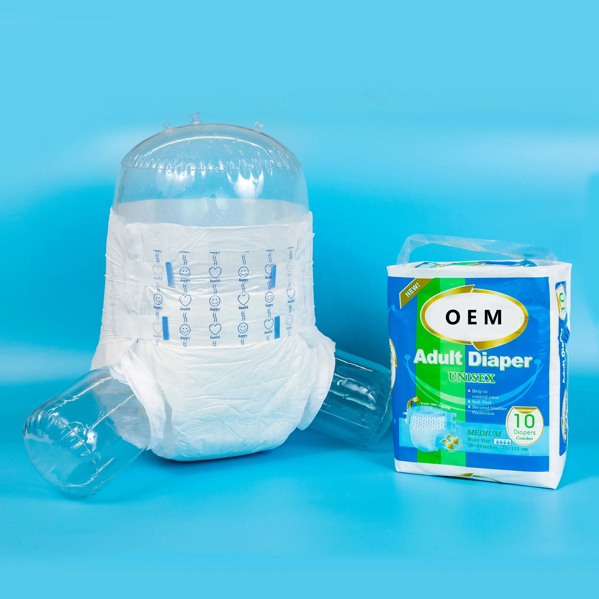 super absorbent dry soft surface cheap bulk wholesale adult diaper