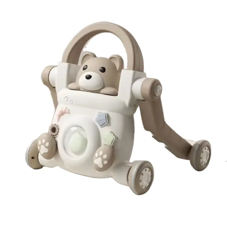 China 3 in one kids learn to walk cartoon walking toy chair musical baby walker