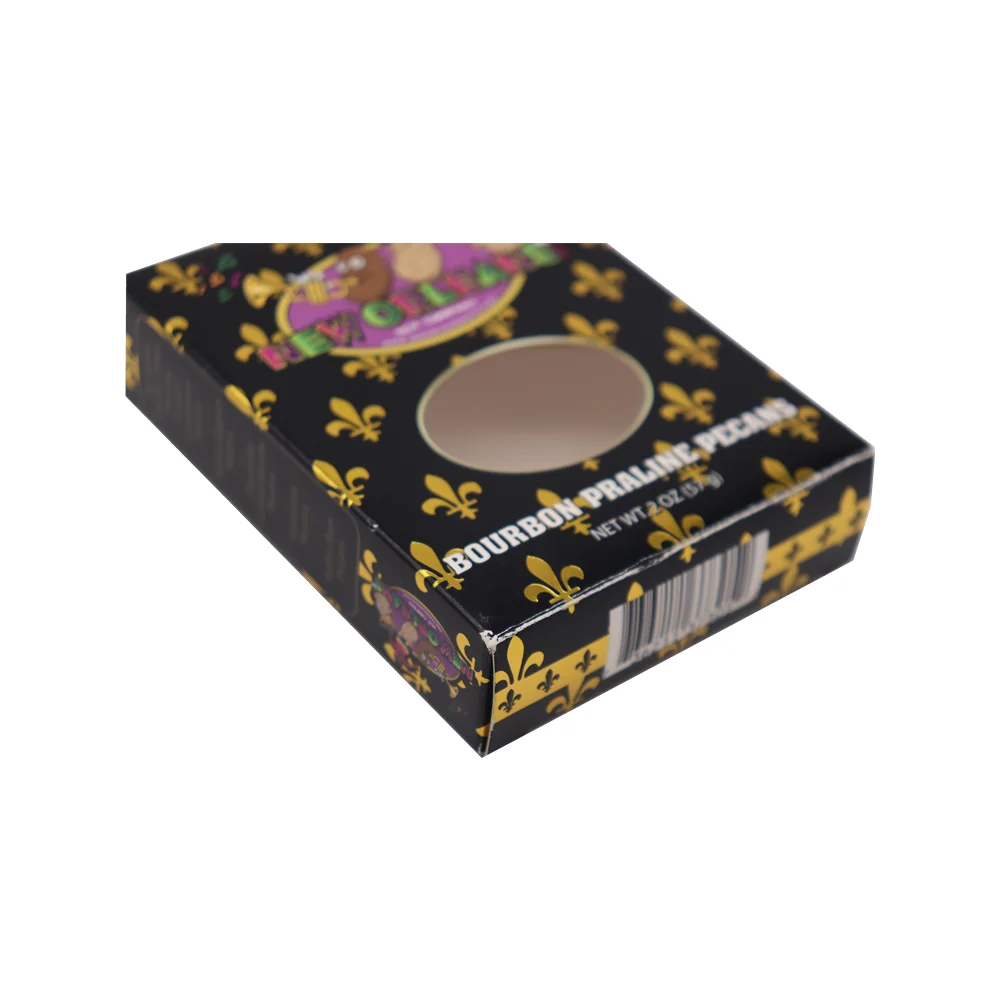 Candy Box Custom Hard Chocolate Dispenser Candy Jar Paper Packaging With Clear Window Gummies Candy