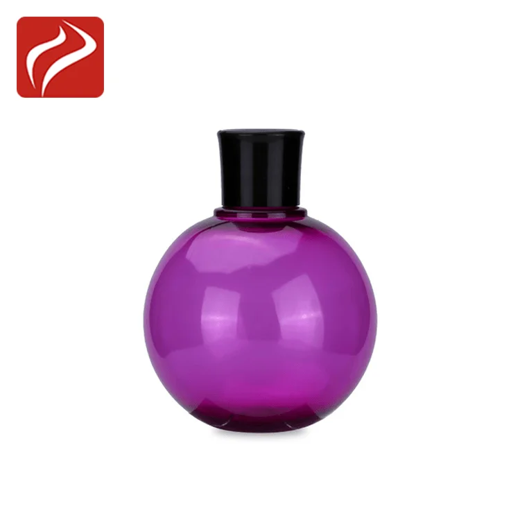 New Style Purple Color 230ml PET Liquid Soap Plastic Bottle for Detergent