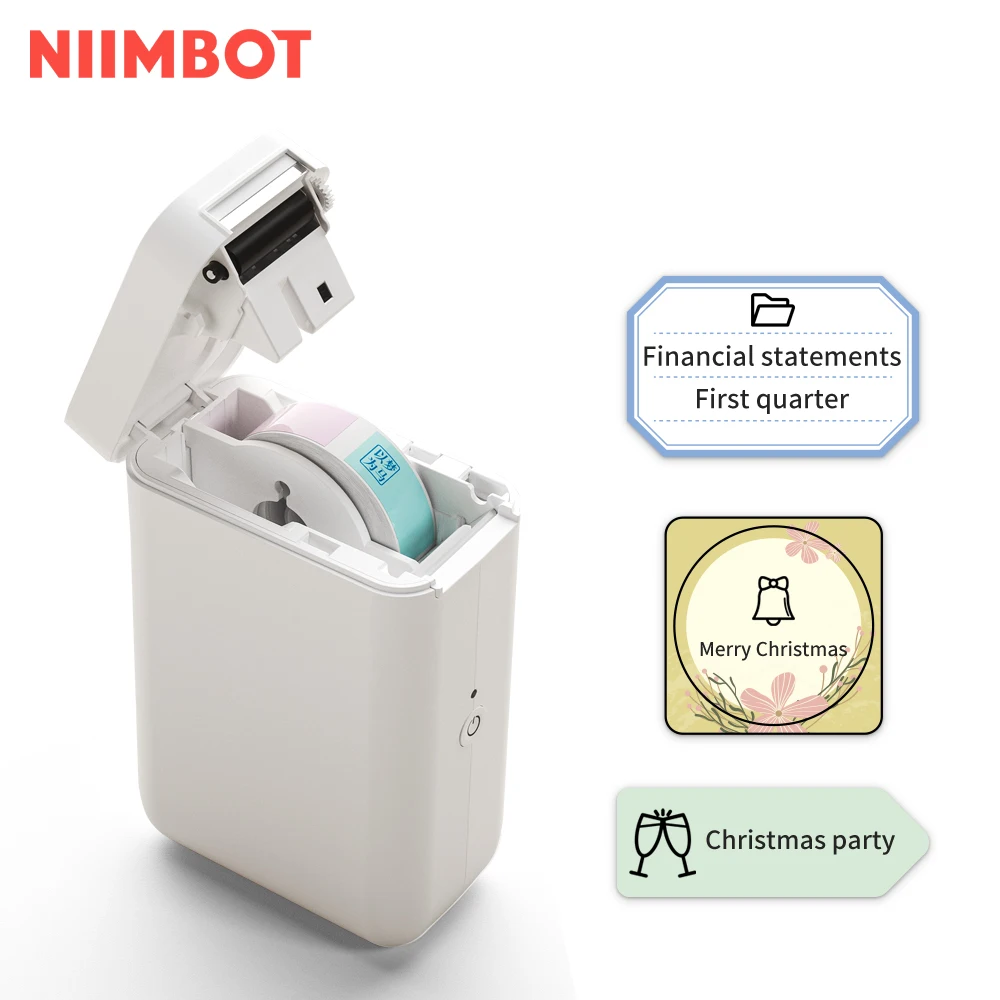 2023 NIIMBOT 1 inch mini thermal label marker 27mm handy smart IOS Android label printer portable