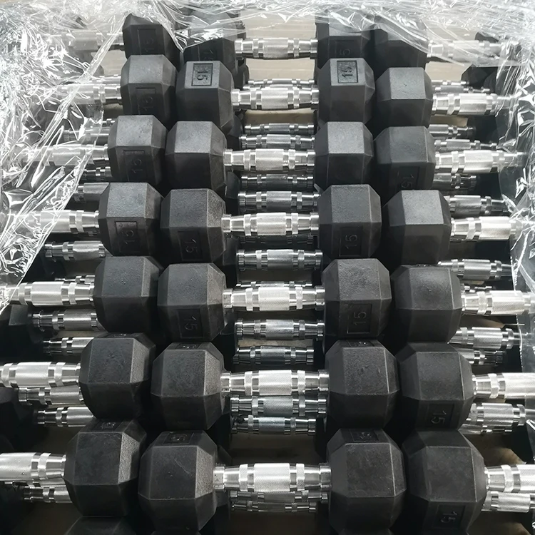 China Supplier Dumbbells High Quality 10kg Dumbbell Set Hexhead Dumbbells For Exercise Body