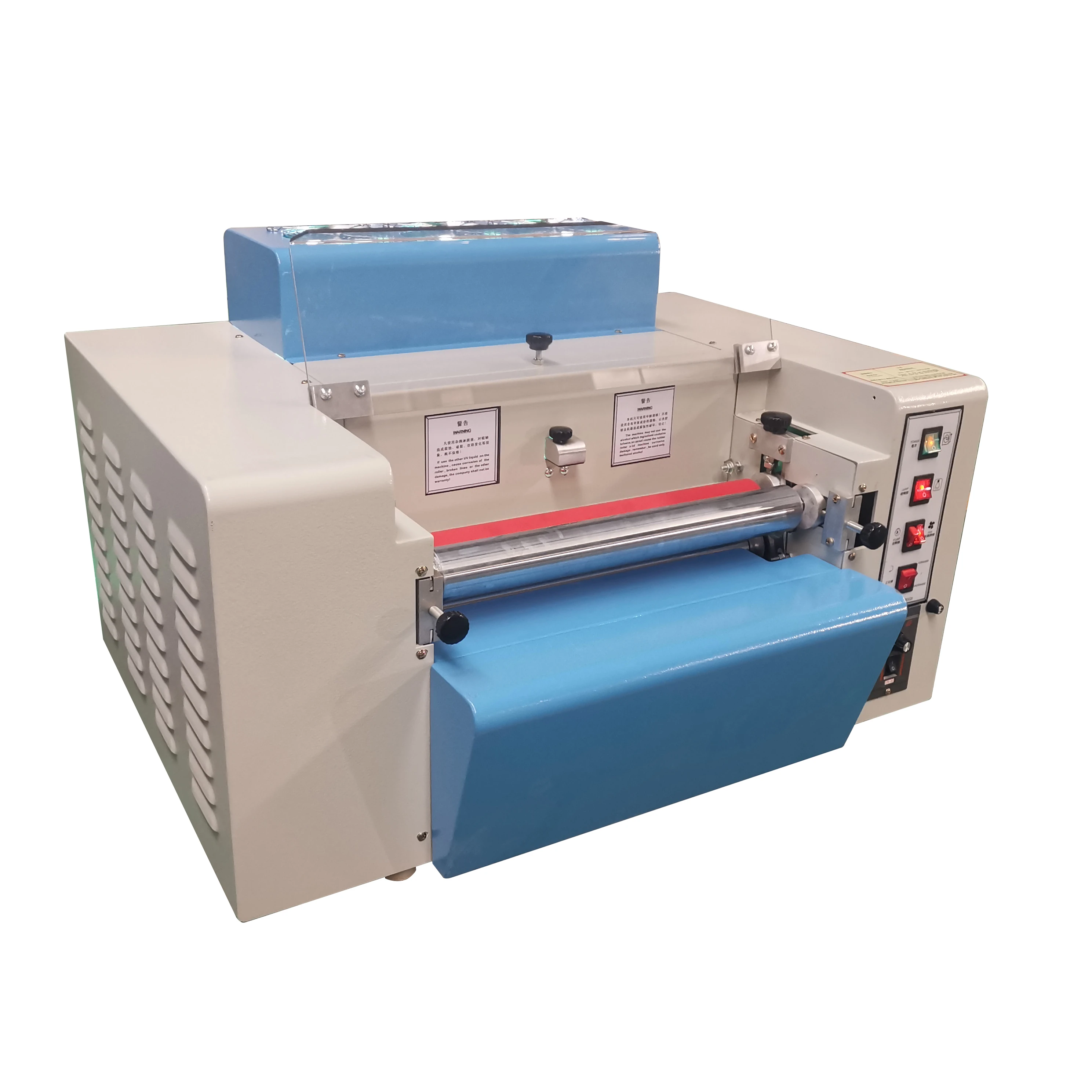 Double 100 Small Size Desktop UV Coating Machine Digital UV Varnish Coating Machine  UV Lamination Portable Machine