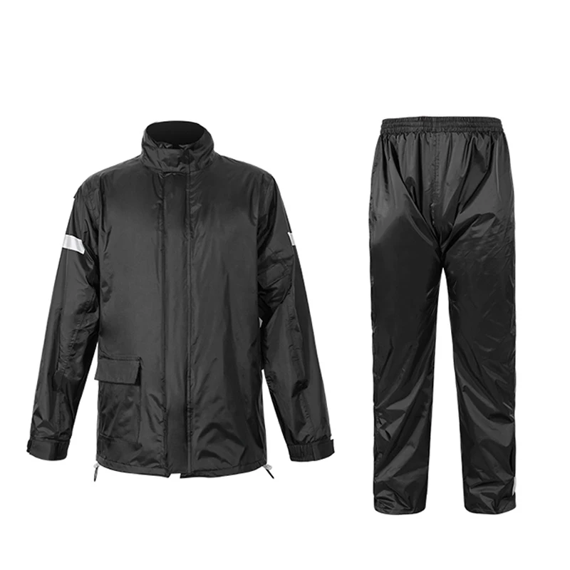 Reflective Waterproof Safety Police Raincoat With Reflective Tape