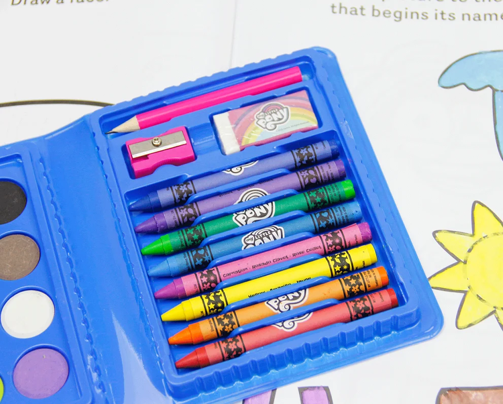 Детские Инструменты для рисования и рисования с сухими красками и мелками, все в одном, набор для рисования детей