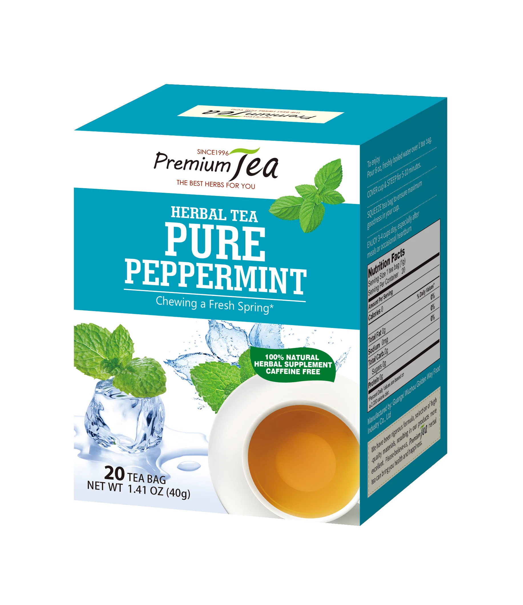 Private label Herbal Pure Peppermint Mint Tea