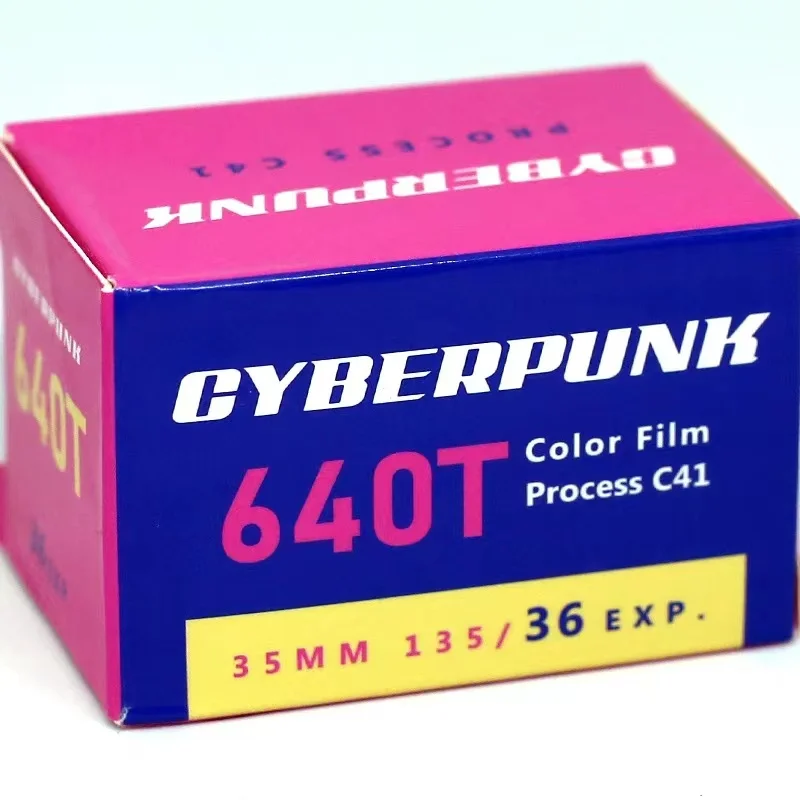 Cyberpunk 100D/320T/400D/640T 135 цветная пленка для дебурирования катушка 36 листов C41 промывка ISO400 отрицательная без Углеродного