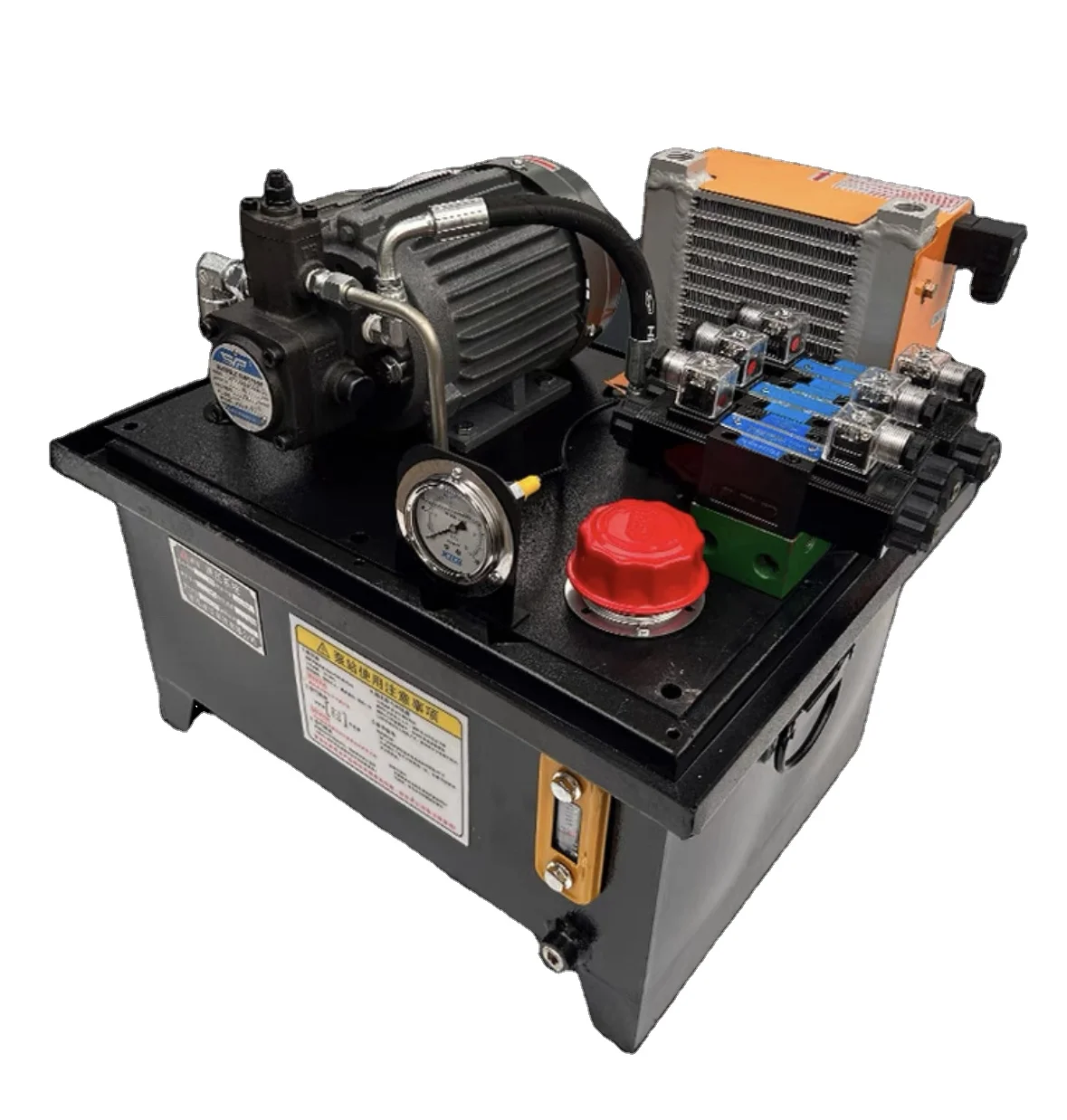 Customized high pressure flow oil tank for oil pressure station 0.75 1.5 2.2KW hydraulic motor pump station