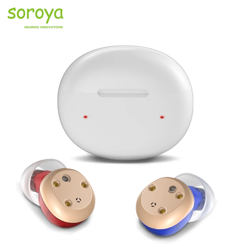 New Best Digital In The Ear Hearing Aid For The Deaf with Longer Battery Life Invisible Hearing Aids