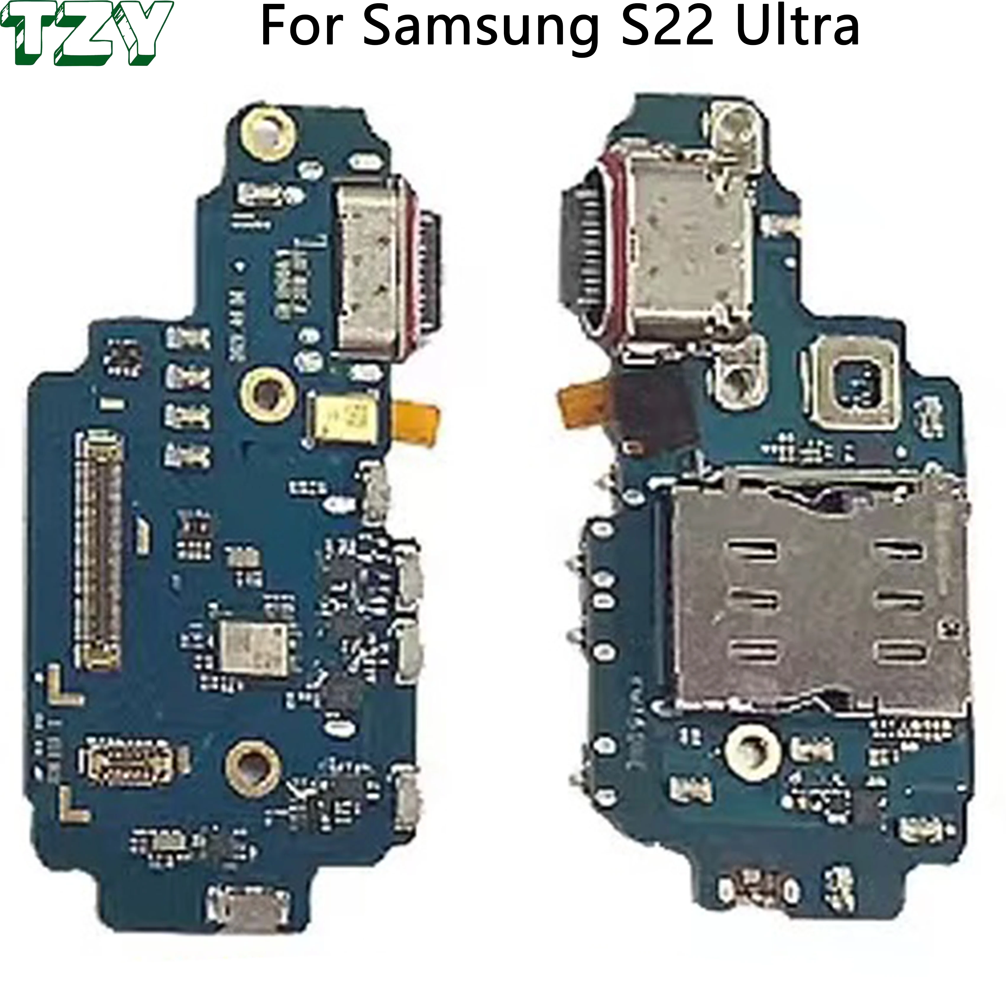Charging Port USB Dock Connector Flex Cable Replacement For Samsung Galaxy S22 Ultra