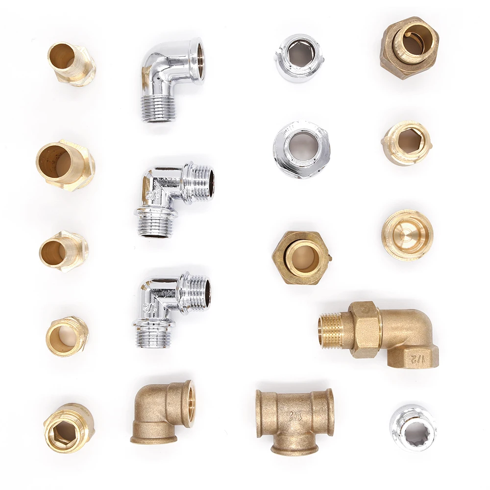 wholesale customized brass thread reducer male/female nipple copper pipe fittings