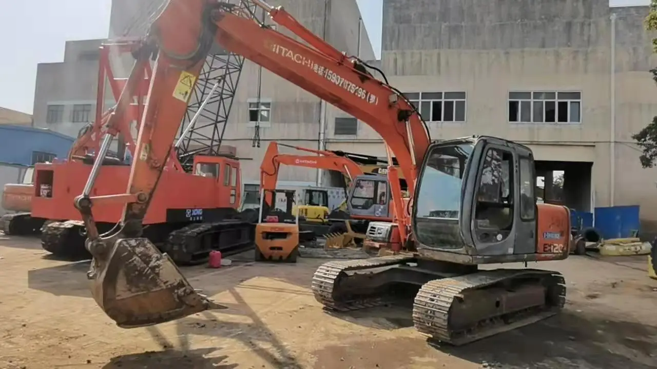  Высокое качество используемых EX120-5 экскаватор-погрузчик для продажи б/у EX120 5