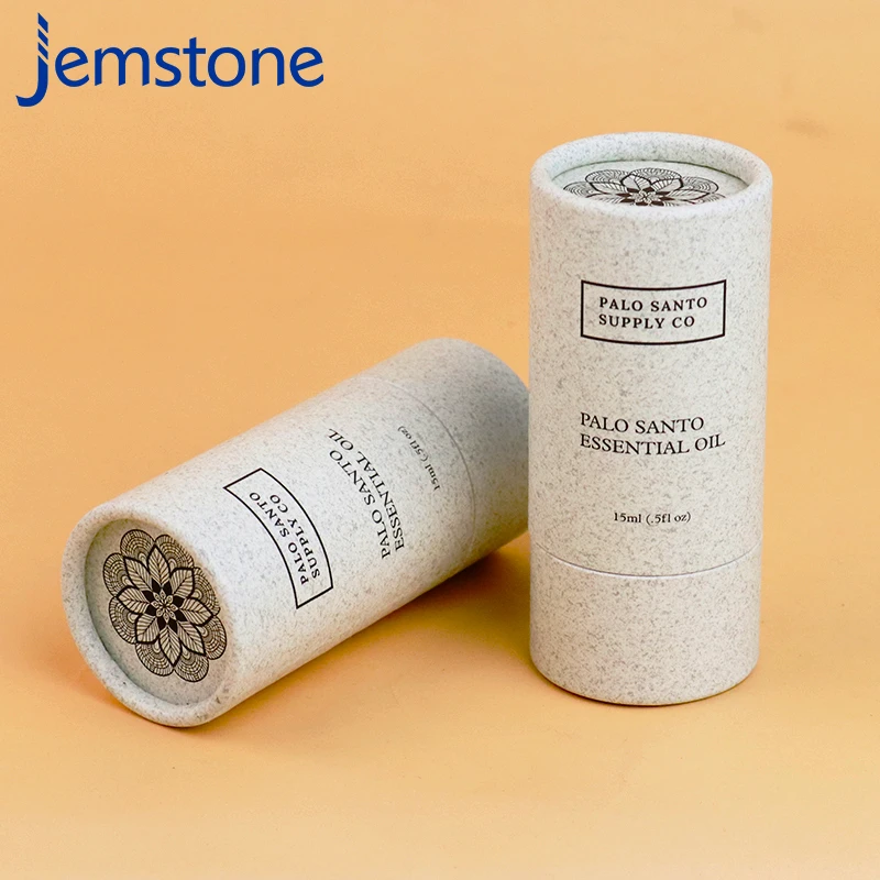 Biodegradable Custom Logo Packaging Cylinder Paper Tube Round Boxes paper tube packaging boxes for essential oil