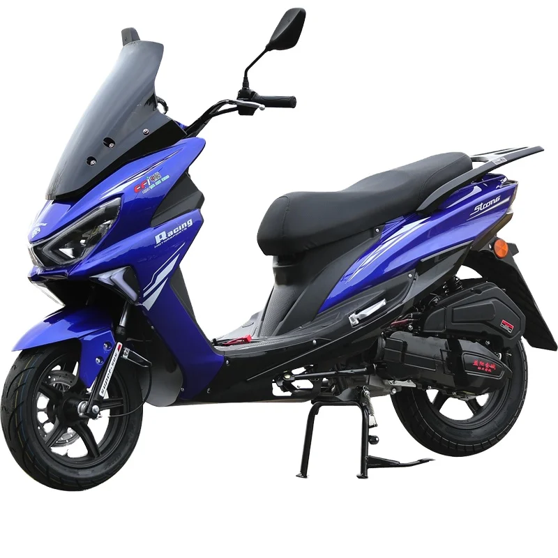 2024 Hot sale oil and electric hybirds  72 V 32A lithium battery 150cc motorcycles  gasoline  automatic cheap motorcycle