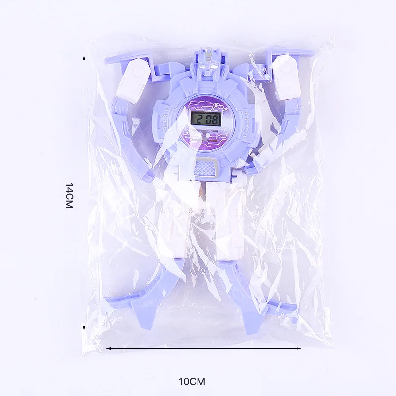 New arrival Deformation Watch Children Electronic Wristwatch Robots Transformation Creative Cartoon  Gift Small Toys For Kids