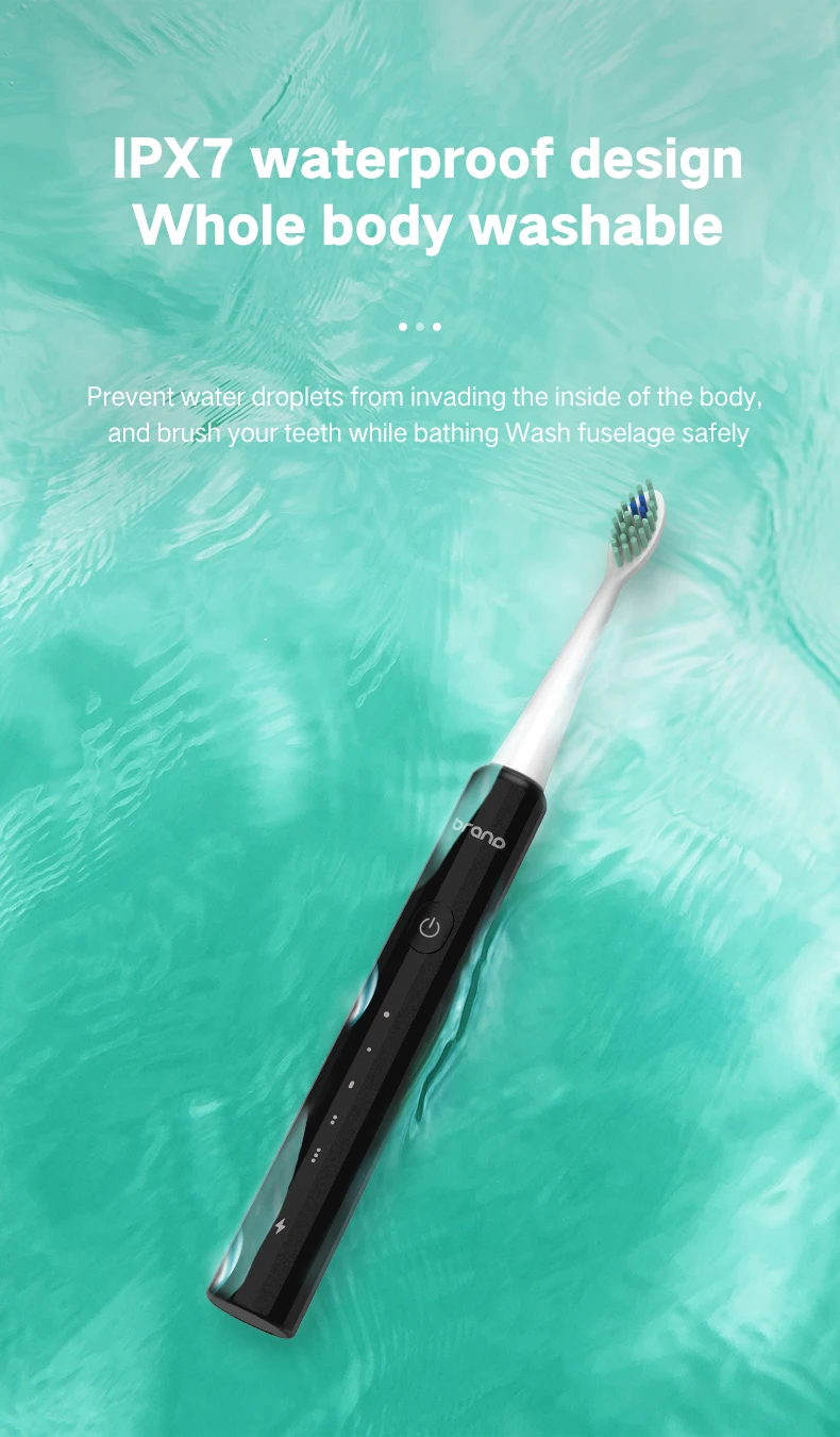Manufacturer Free Sample DY-161 Electric Toothbrush IPX7 Waterproof Oral Cleaning Smart Sonic Electric Toothbrush