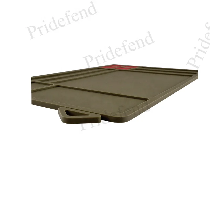 Коврик для ухода Нескользящий прорезиненный коврик для ремонта 15,9x9,8 дюймов чистящий коврик