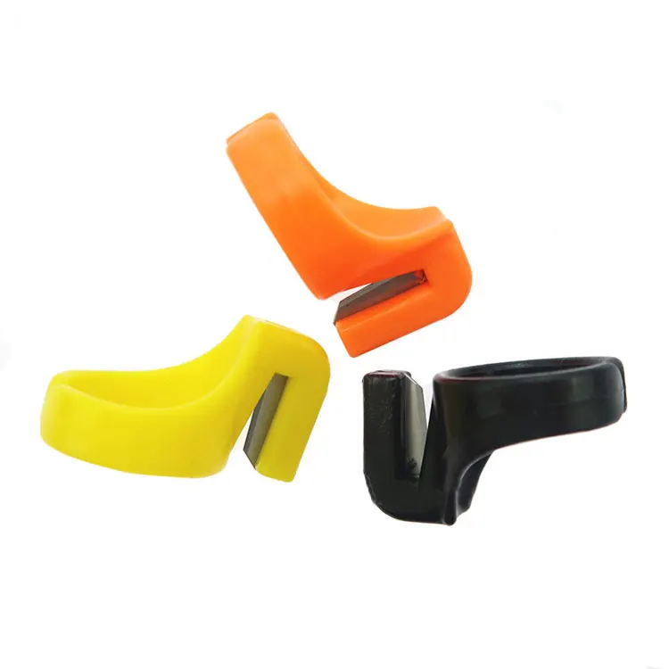 Finger Knife Quilting Blade Needle Thread Cutter Sewing Accessories Handcraft DIY Tool Plastic Thimble Ring