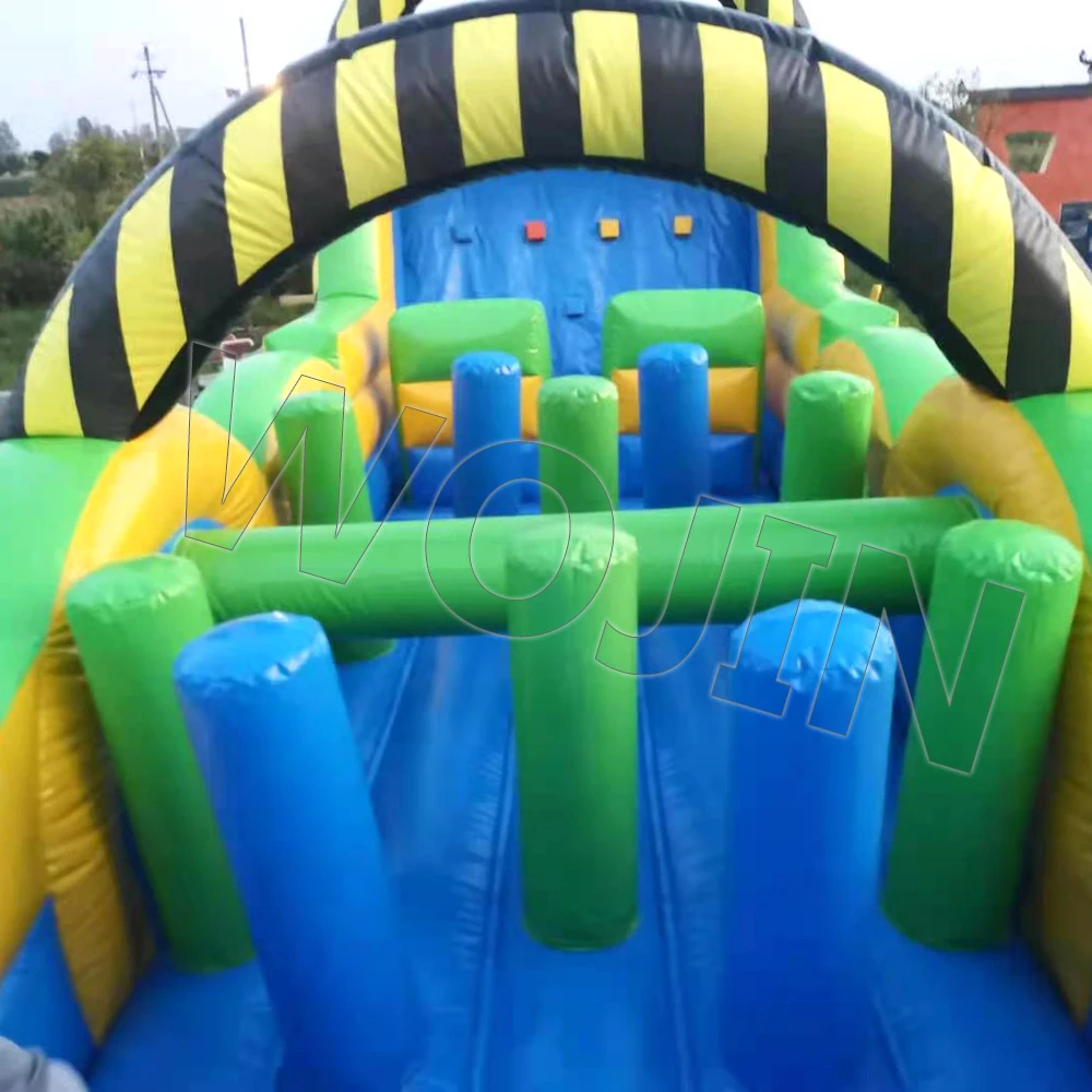 Factory Price Cyclone Dizzy Dash Inflatable Obstacle Course Bouncy Castle Bouncer Slide Course for Sale