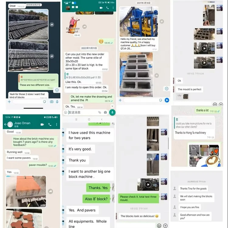 QT4-30 Hydraulic Pressure Hollow Bricks Making Machine Produces Hydroform Cement Bricks Brick Production Line