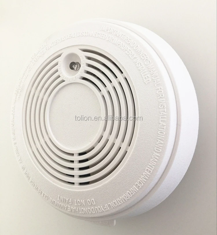Fire Alarm Test Button Low Battery Signal Operated 1-Year Product Life Smoke Alarm