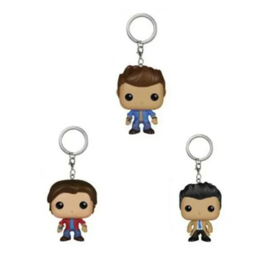 Лидер продаж карманный брелок сверхъестественная фигурка Castiel Dean Sam модель игрушки 4 см