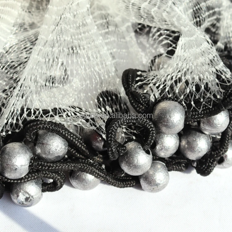 Heavy Duty Drawstring Cast Net 12FT 1.25lb/ft Fishing Cast Net American Style lead sinker Casting Net