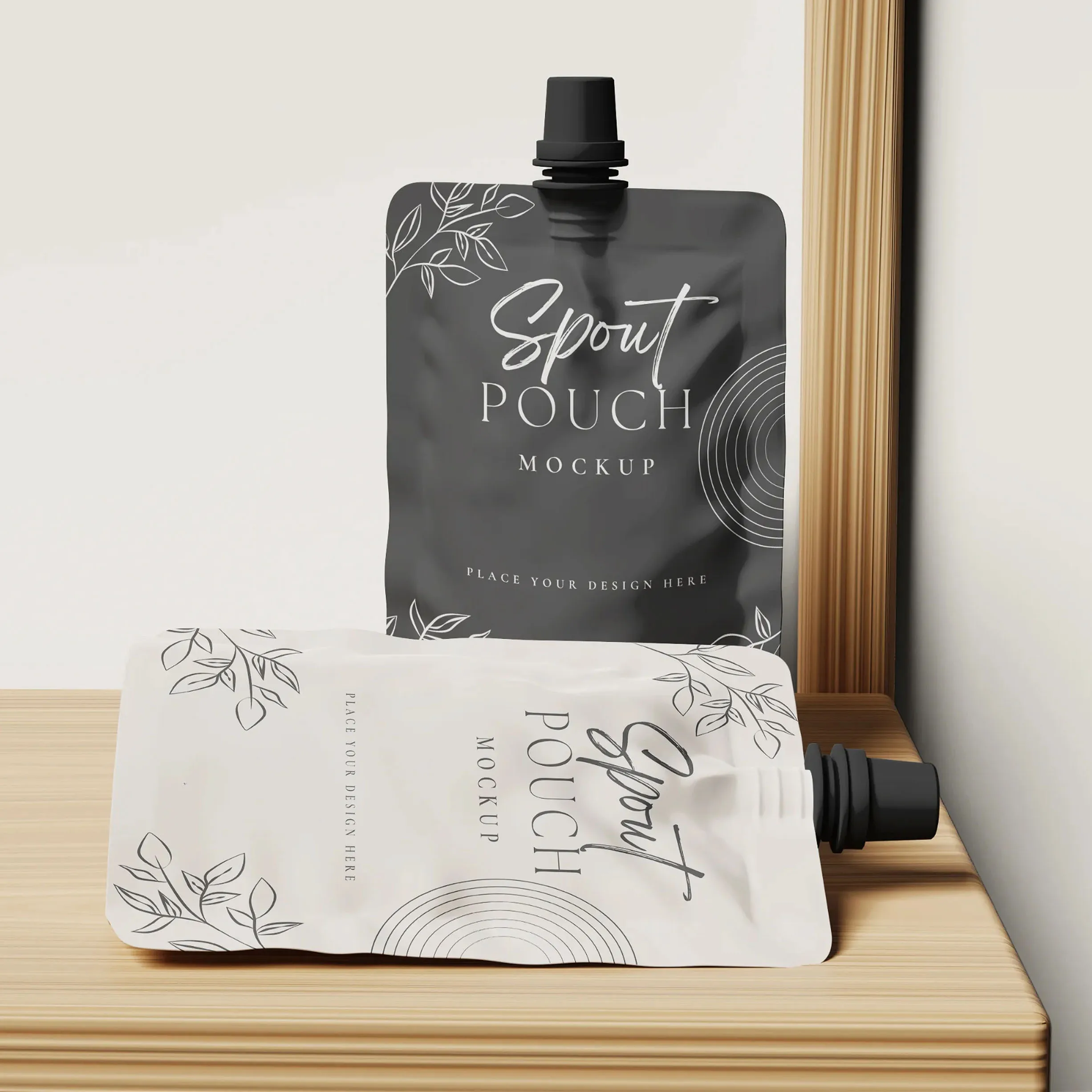 Biodegradable Reusable Doypack Stand Up Plastic Liquid Fruit Juice Spout Pouch Bag Custom Drink Pouches With Spout