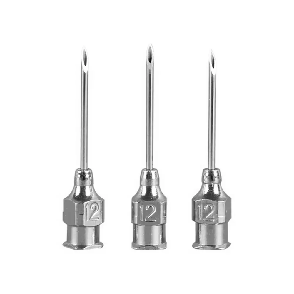 Poultry Animal Injection Needle Reusable Metal Vaccination Veterinary Stainless Steel Syringes Needles