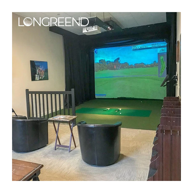 LONGREEND Indoor golf simulator Korean version of genuine 3D system hotel clubs private villas