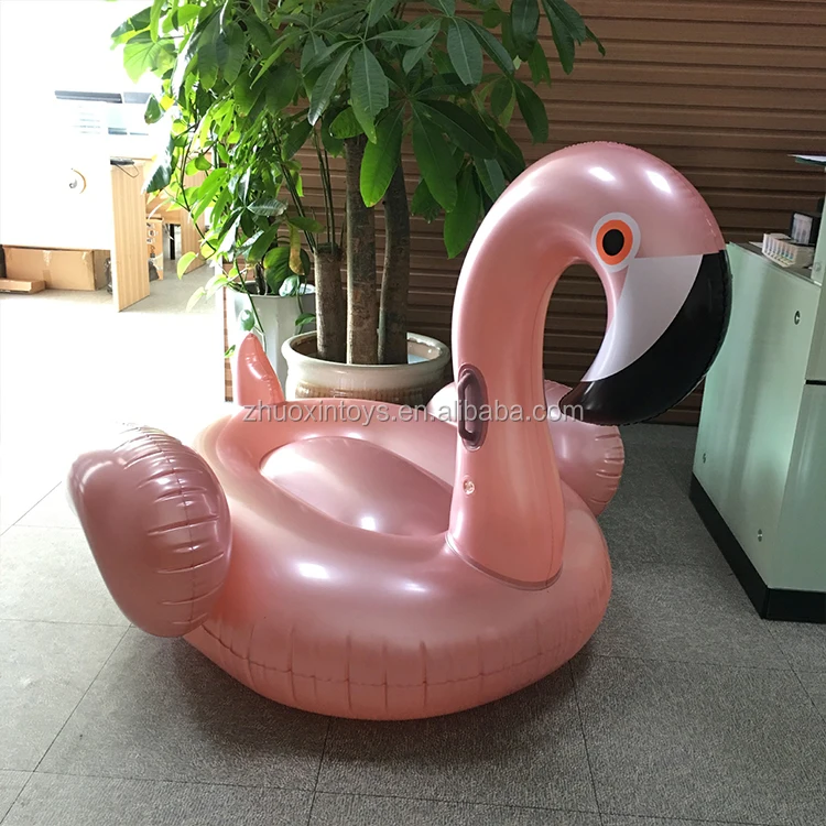 
150CM Inflatable Rose Gold Flamingo Float for 1 adult 