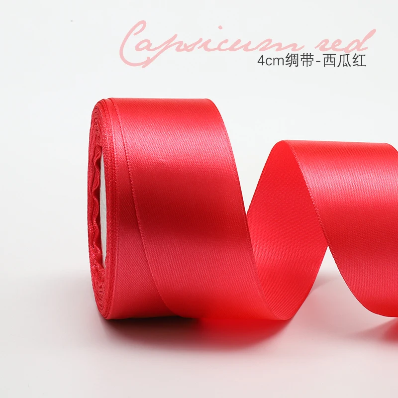 40mm wide satin ribbon Perfect for DIY Crafts Wedding Decor Bow Making Sewing Gift Wrapping flower packaging ribbon and more