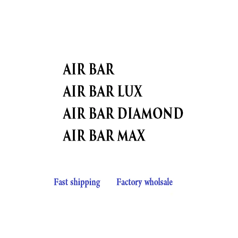 
High quality 25 colors puffs ecig disposable packaging box Air bar lux 2020 packaging air bar 