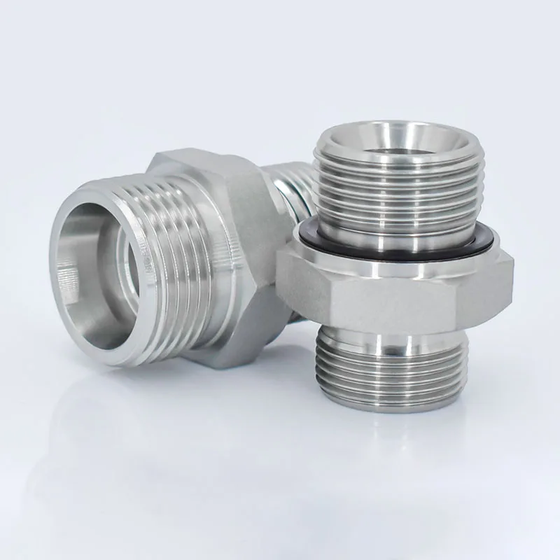 1CM Light-WD Metric G Thread with Sealing ED Ring 24 Degree Tapered Ferrule Hydraulic Fitting