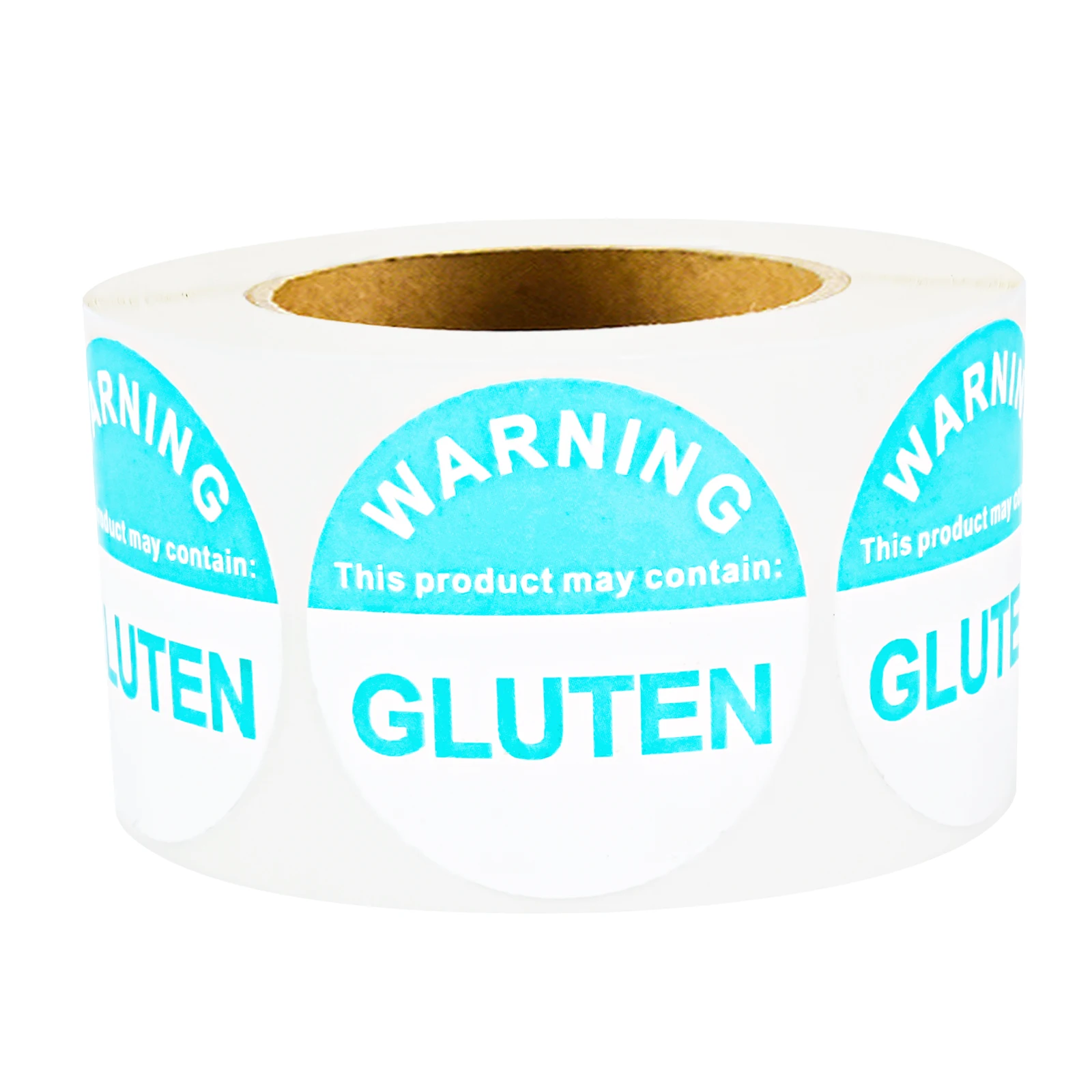 Supermarket Food Safety Labels UV Printing Allergen Ingredient Identification Super Adhesion Egg Allergens Allergen Stickers