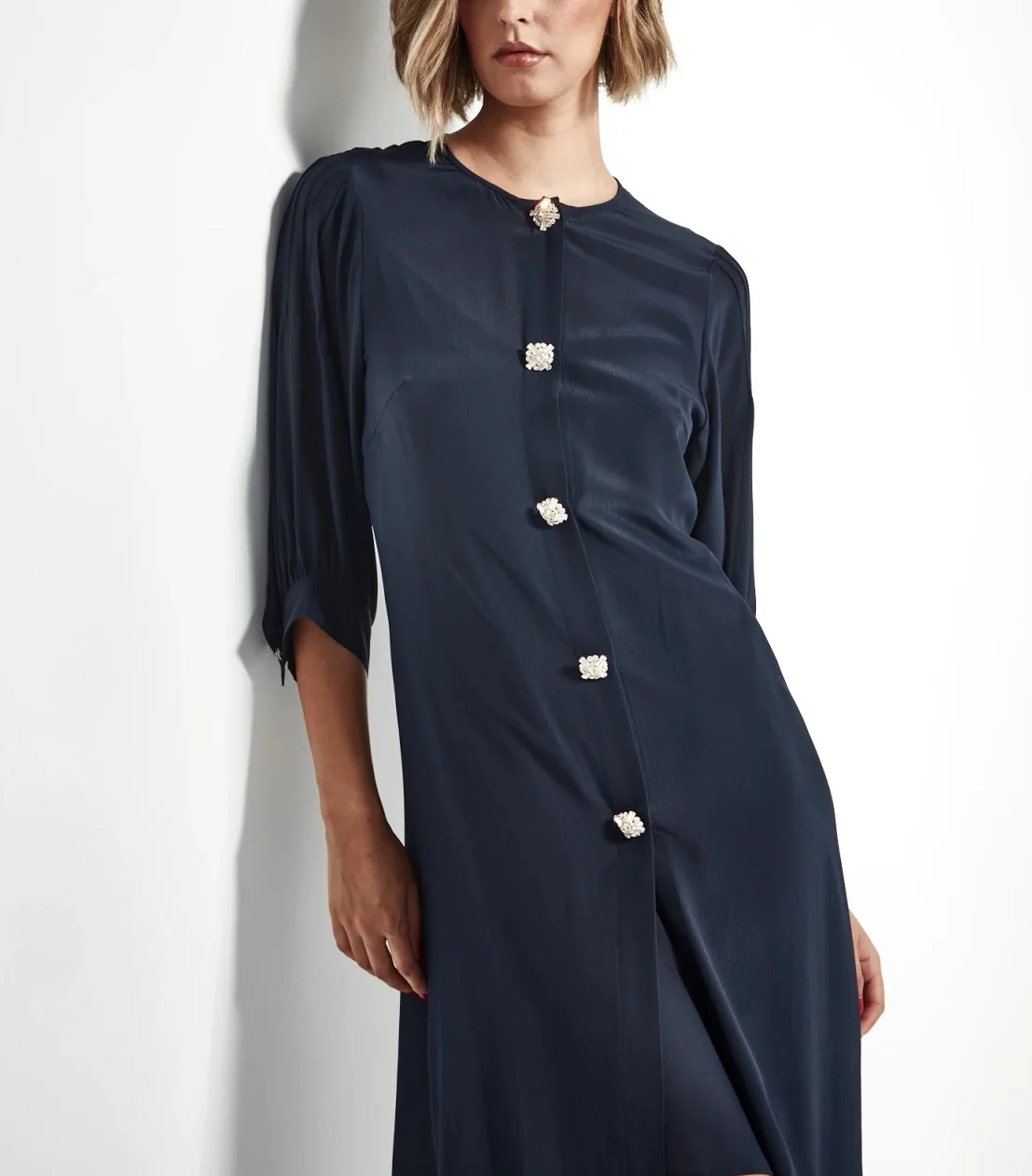 High End Quality Garment Manufacturers Sew Cut Trim Apparel CMT Processing Wervices 100% Silk Custom Oem Casual Dresses