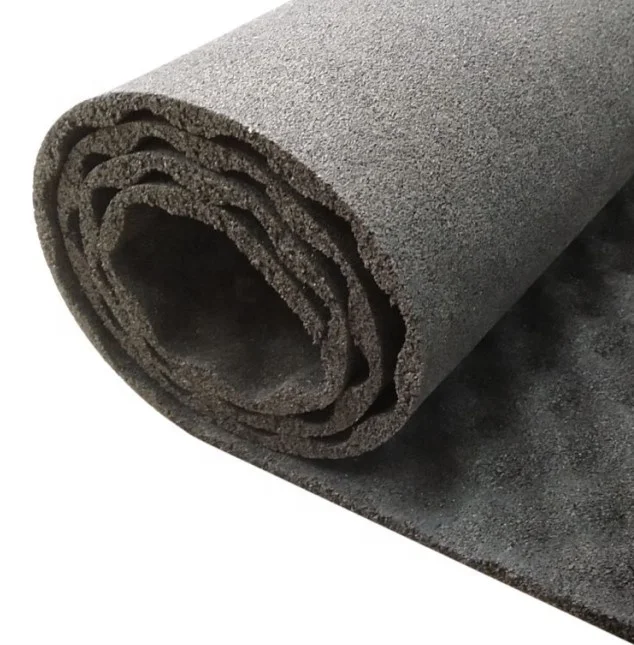 Sound Proof rubber Flooring Underlayment Shock absorbing Underlay Mats
