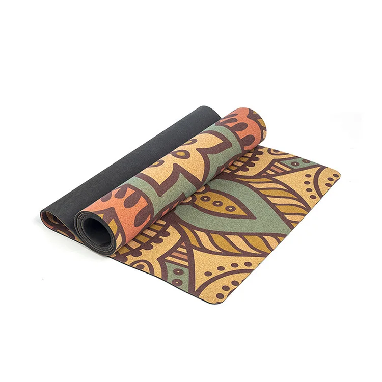 2024 New products microsuede and natural tree rubber yoga mat tube packaging yoga mat