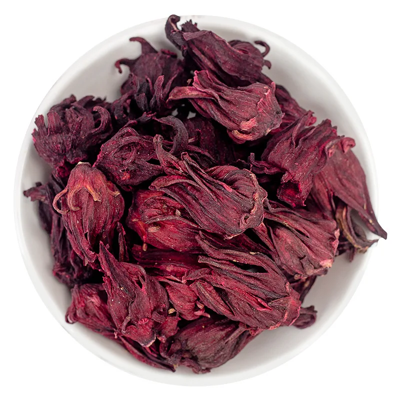 China Hot Selling  Luoshen flower natural organic dried Roselle Sabdariffa hibiscus flowers tea
