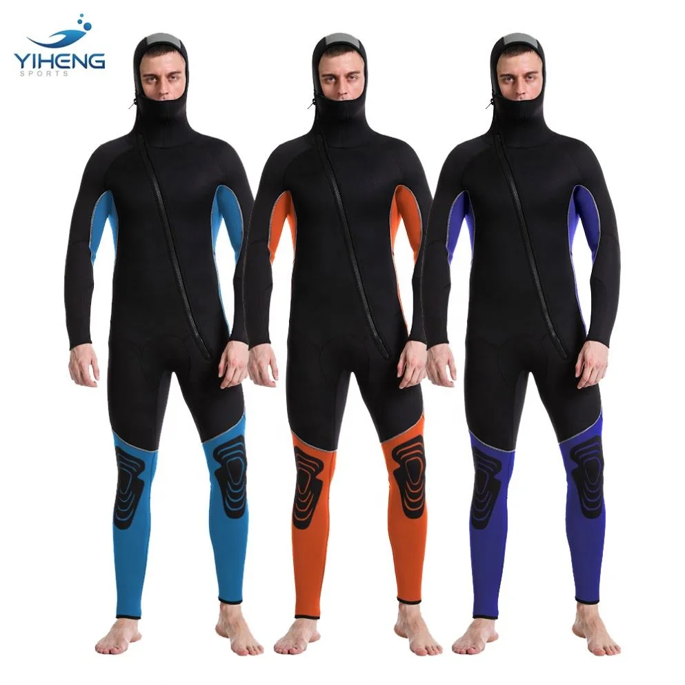 YIHENG Hot Selling Double Fabric Latex Diving Front Zip Factory Freediving Suit