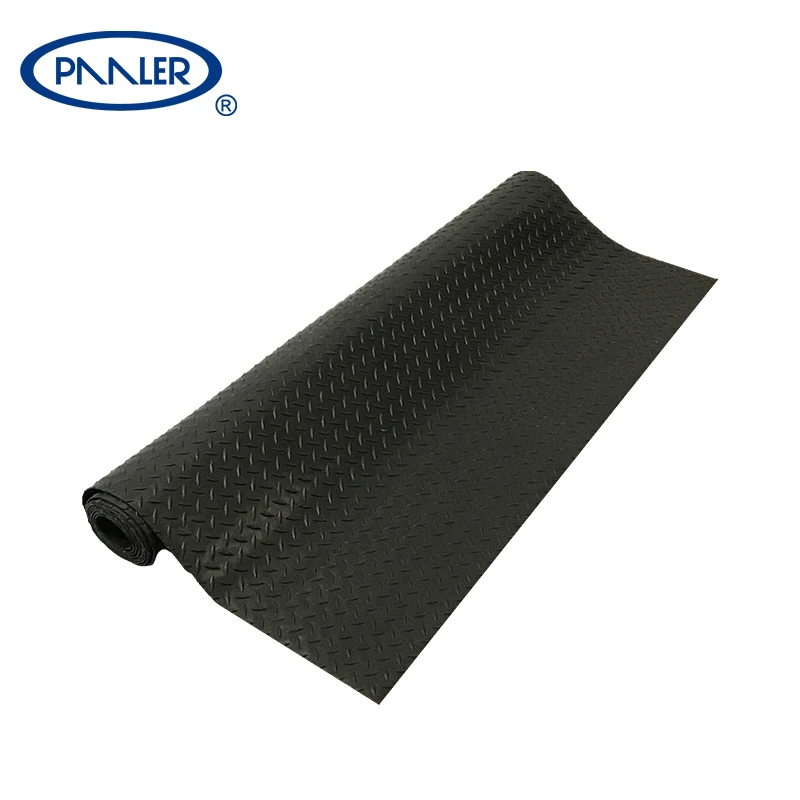 Factory Use Workshop 2.5MM Industrial Non-slip Coolant Oil Grease Heat Resistant Car Garage PVC Floor Mat Roll