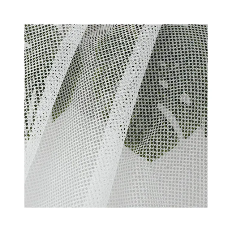 Raw Material Polyester Knit Soft Tulle Mesh Net Small Hole Clothing Fabric Polyester Textile For Laundry Bag